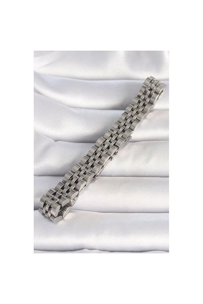Skygo 316L Steel Silver Color Chain Model Men's Bracelet - Tj-Eb3721