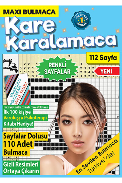 MAXİ Maxi Kare Karalamaca 019