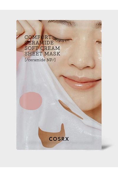 Cosrx Balancium Ceramide Sheet Mask Vegan Cream Mask for Skin Barrier & Balance, 21ml