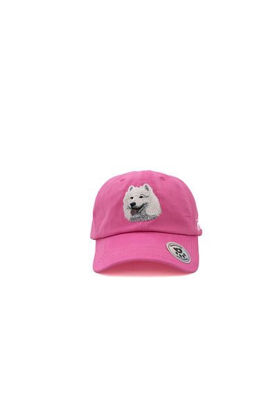 Trampoline Samoyed Dog Embroidered Hat - Animal Figured Hat