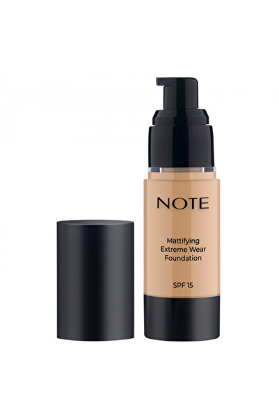 NOTE Mattifying Extreme Wear Foundation with High Coverage, Matte Finish and SPF 15 –05 HONEY BEIGE