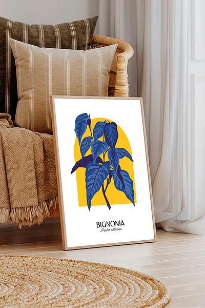 Dekorsiahome Единична декоративна картина с дървена рамка TK0069