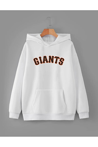 RPT MODA SWEATSHIRT BAZIC OVERSIZE CU GLUGĂ ȘI DETALII GIANTS