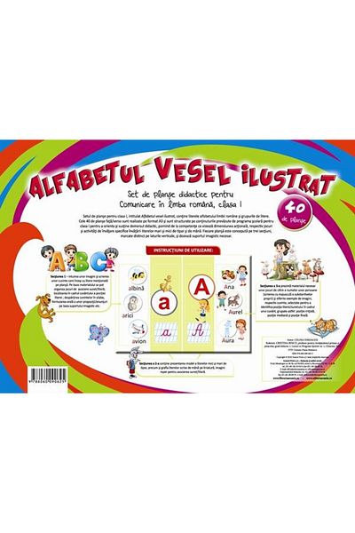 Aramis The cheerful illustrated alphabet. 40 A3 plates, author Celina Iordache