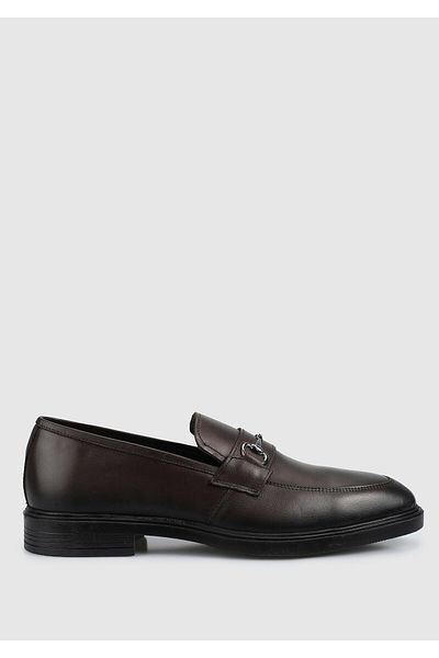 Provoq Men's Brown Leather Shoes