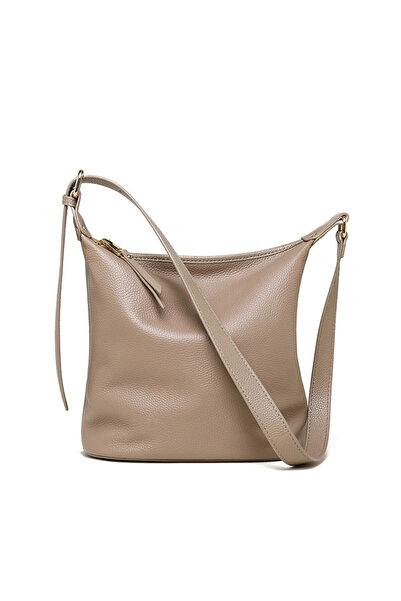 delis Γυναικεία Τσάντα, Lucasta Gt2777, Φυσικό Δέρμα, Μπεζ