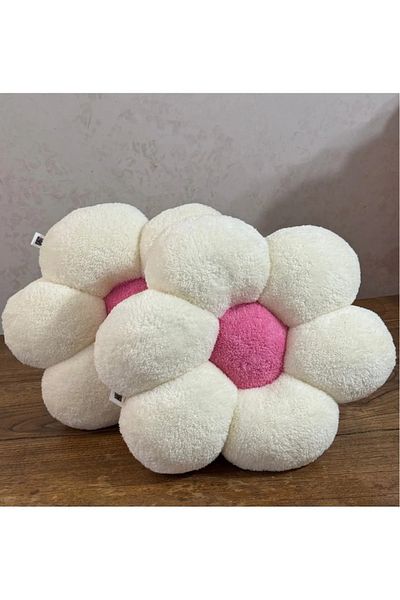 Özgüner Oyuncak Daisy Plush Throw Pillow 2 Pack Decorative and Soft Design