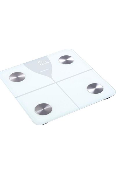 Heinner Heinner HBS-BTH180WH smart bathroom scale, 5mm tempered glass, 180kg, bluetooth function