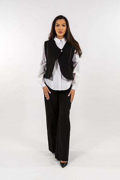 Gorgeaux Federica Office Suit Shirt Vest and Pants - 3XL(46)