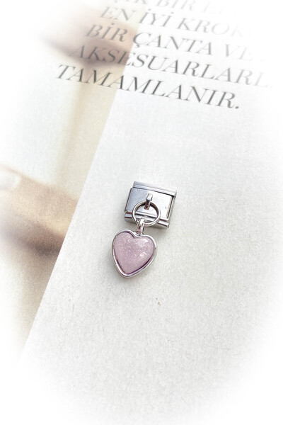 roshel Silver Color Tarnish-Free Italian Bracelet Enamel Charm 27 Different M...