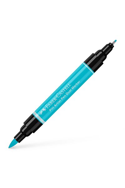Faber Castell Pitt Artist Pen Dual Marker Light Cobalt Turquoise 154 Faber-Castell