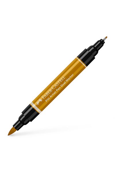 Faber Castell Pitt Artist Pen Dual Marker Greenish Gold 268 Faber-Castell