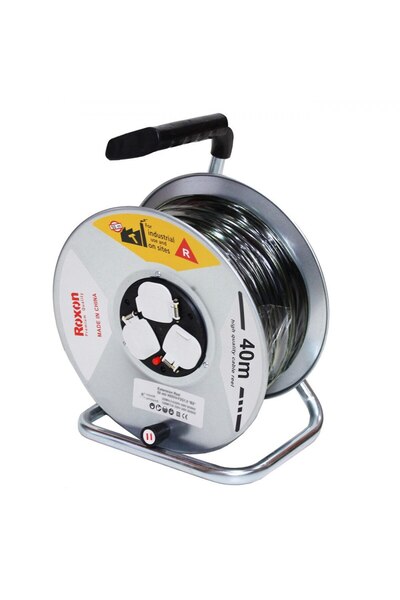 ROXON أسلاك كهربائية متصلة بمنفذين بطول 40 مترًا