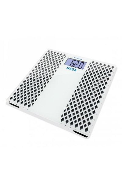 daga Bathroom Scale Daga BA 300, Maximum 150Kg, Non-slip Surface, Autostop (White/Black)