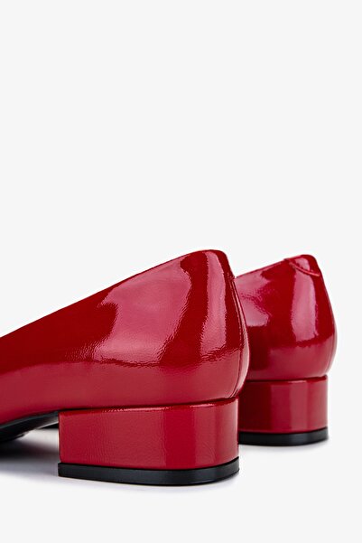 Valmenti Women's Genuine Leather Red Heeled Shoes