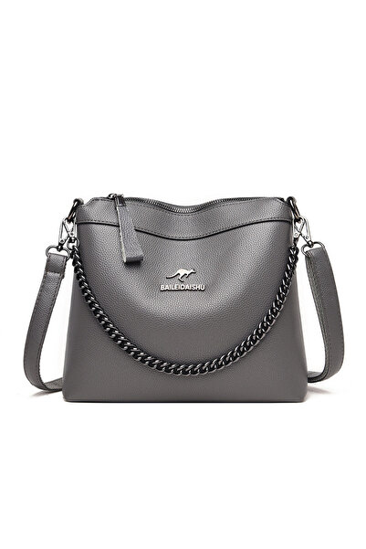 delis Γυναικεία Τσάντα, Calina Gt2267, Γκρι