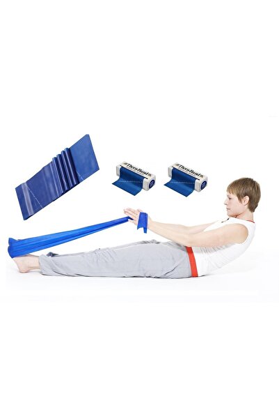 THERABAND Bandă de exercițiu albastră Pilates Anvelopă 5,5 metri
