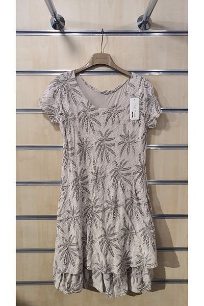 Park Moda ΚΟΝΤΟ ΙΤΑΛΙΚΟ ΦΟΡΕΜΑ ΜΕ ΣΧΕΔΙΟ ΠΑΛΜΙΑ