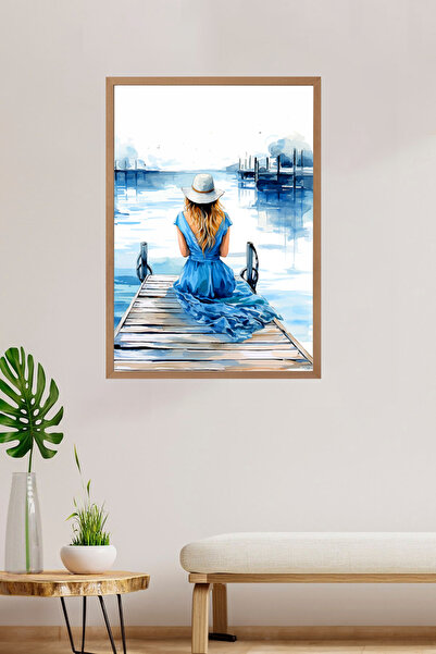 Dekorsiahome One Piece Wooden Framed Painting Tk0017