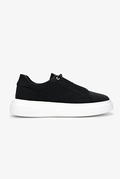 Valmenti Erkek Hakiki Deri Siyah Sneakers & Spor Ayakkabı