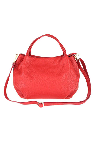 delis Дамска чанта Bonella Gt902, естествена кожа, червен модел