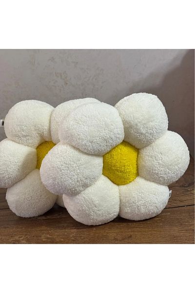 Özgüner Oyuncak Daisy Plush Throw Pillow 2 Pack Decorative and Soft Design