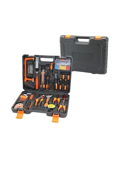 FASHION 38Pcs Technical Hand Tools Master Tool Set: Screw-Pliers-Djt Pen-Allen-Hammer-Bits Nib-Flare-Meter-M.Bi