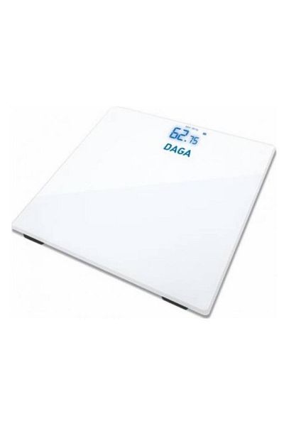 daga Cantar de baie Daga BS-100, 180 kg, 50g, Ecran de afisaj invizibil cu LED XXL (Alb)