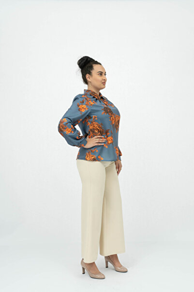 Gorgeaux Pantaloni eleganți Livia crem - XL(42)