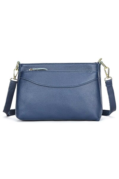 delis Γυναικεία Τσάντα, Palmer Gt3092, Φυσικό Δέρμα, Μπλε