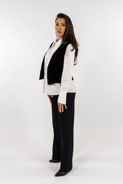 Gorgeaux Elegant Vest Shirt and Pants Set Elena - L(40)