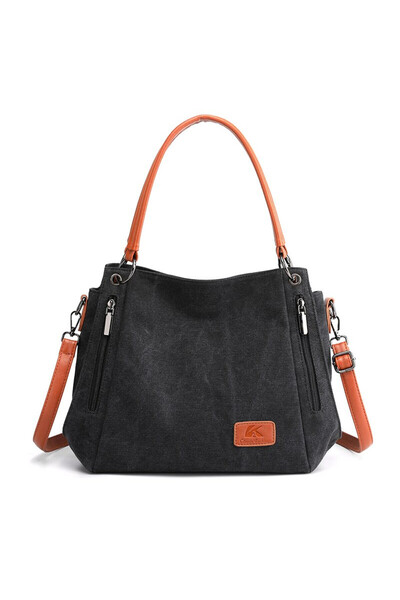 delis Geanta Dama Lupita Gt1890, Textil, Model Negru