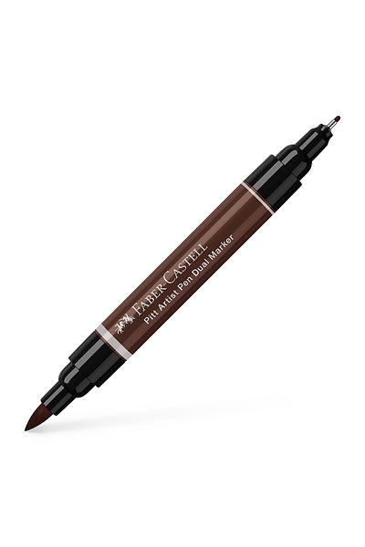 Faber Castell Pitt Artist Pen Dual Marker Dark Sepia 175 Faber-Castell