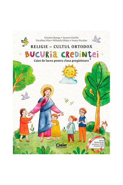 Corint Caiet de lucru clasa pregătitoare bucuria credinței. Religie Cultul ortodox
