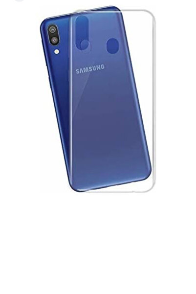 kardemticaret Samsung Galaxy M20 Kamera Korumalı Şeffaf Süper Silikon Kapak