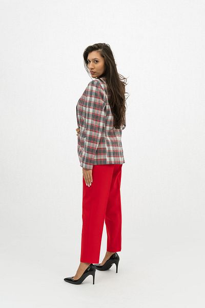 Gorgeaux Elegant 3 Piece Red Diana Suit - 3XL(46)