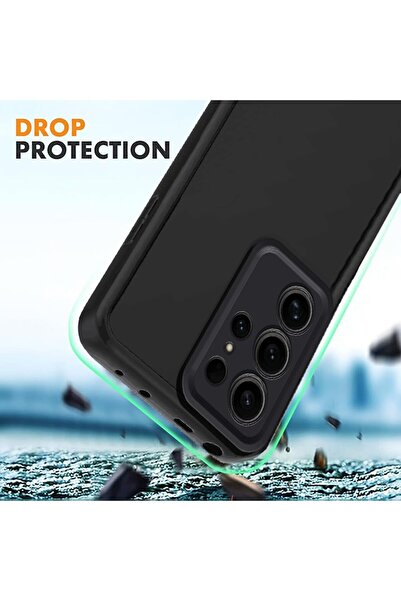 Fibaks Samsung Galaxy S24 Ultra Uyumlu Kılıf Kamera Korumalı Yumuşak Dokulu Darbe Emici Bordo Silikon Kapak