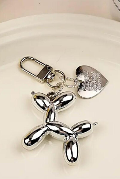 Jaida Moda حقيبة سحرية وسلسلة مفاتيح مع شكل كلب بالون