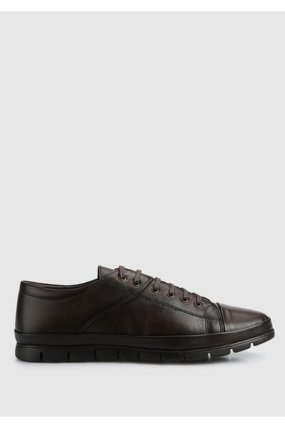 Eclipse Men's Brown Leather Shoes