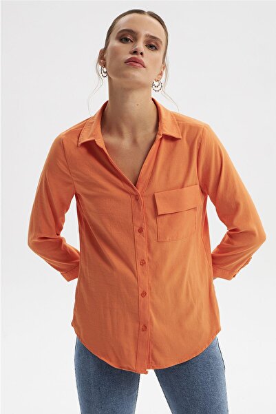 RB CLUB Kadın Tek Cepli Gömlek