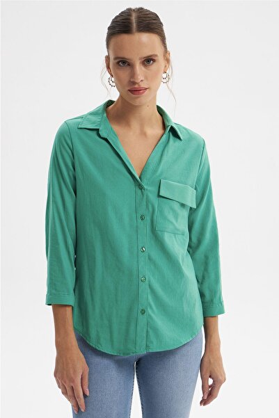 RB CLUB Cămașă pentru femei cu un singur buzunar