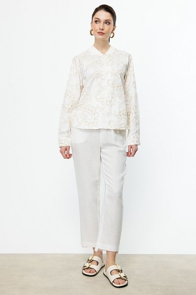 On Fashion Palton cu model cu coasă pe guler -56705