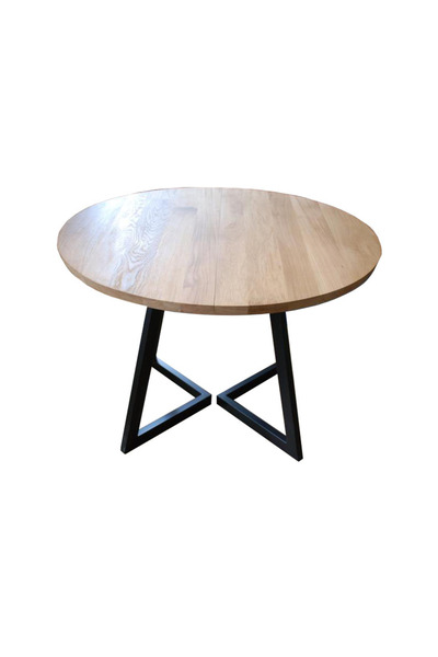 Abronya Metal Yuvarlak Masa Ayağı Ahşap Masa Ayağı Üçgen Tasarım