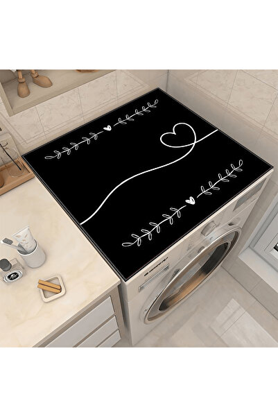 The Rug Collective Washing Machine Mat Dryer Cover Waterproof Non-Slip Washab...