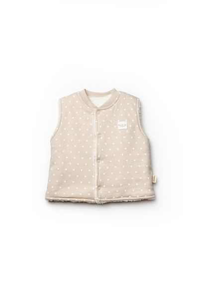 BabyCosy Organic Wear Vesta TeddyBear, mink, BabyCosy Marime: 9-12 luni