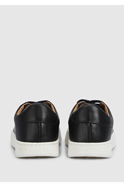 Provoq Siyah Deri Erkek Sneaker