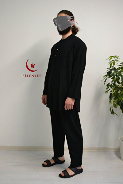 Bilenler Afghan Model Cotton Linen Men's Suit Comfortable Fit