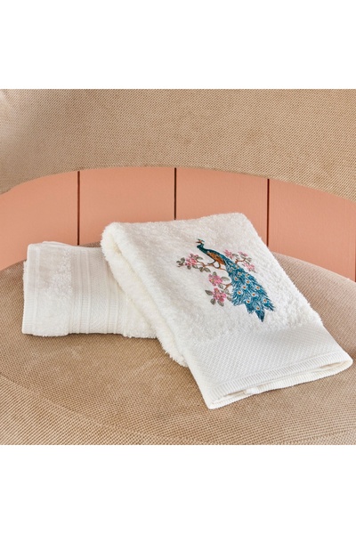 Taç Anna Bambu 4'lü Aile Seti Ekru