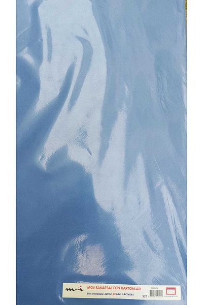 Yener Moii Artistic Fund Cardboards 50X70 Textured 220 Gr.50 Pieces Navy Blue 521