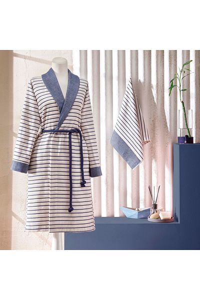 Taç Σετ Μονό Μπουρνούζι Blue Bamboo Dreams - S/M